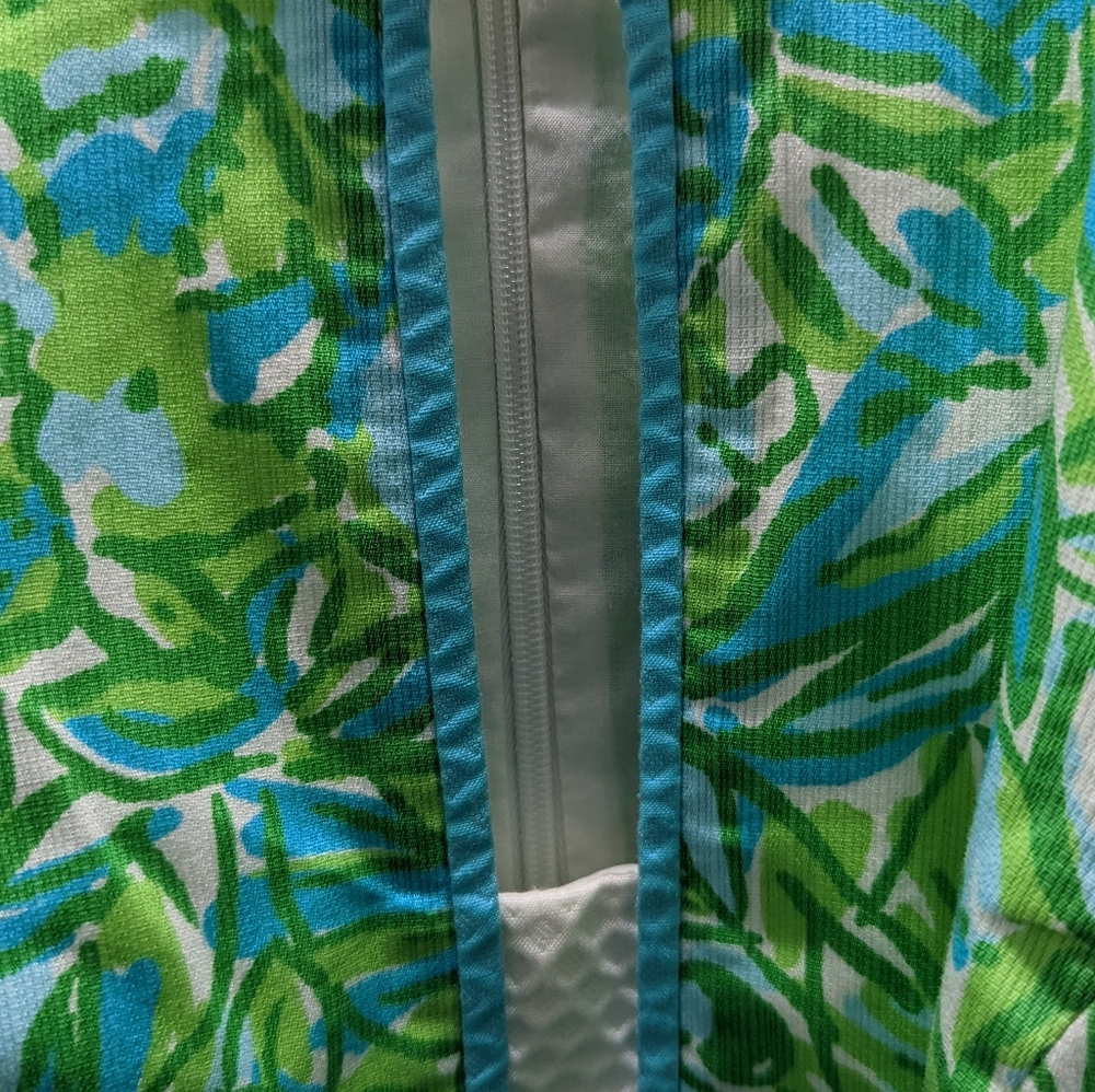 Lilly Pulitzer green  Blue sleeveless shift dress like new size 4 - Picture 6 of 7